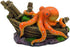 Small Aquarium Decoration, Cute Octopus Design Fish Tank Ornament for Mini 5-10 Gallon Fish Turtle Tank