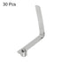 HARFINGTON 30pcs Single Button Kayak Paddle Snap Spring Clip, 65Mn Spring Steel V-Shaped Solid Lift Clips