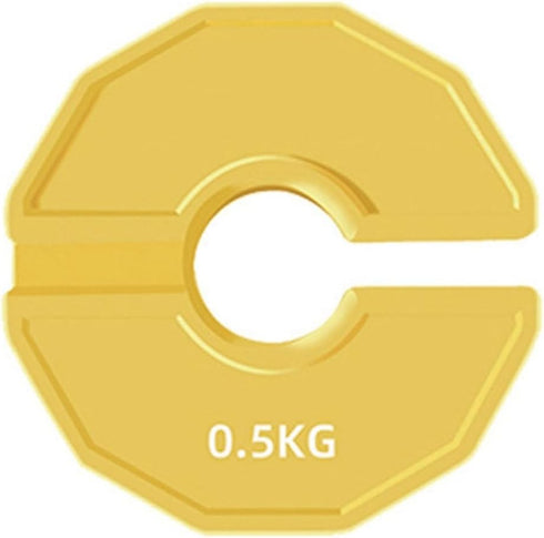 MARALANG 2PCS 35mm 0.5KG Gym Micro-Type Plates Dumbbell Fractional Weight Plate Rubber Fractional Weight Plates Plates