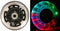 L.E.D. Scooter Wheels with Abec 9 Bearings for Razor Scooters, 100mm Light Up 2-pack
