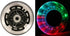 L.E.D. Scooter Wheels with Abec 9 Bearings for Razor Scooters, 100mm Light Up 2-pack