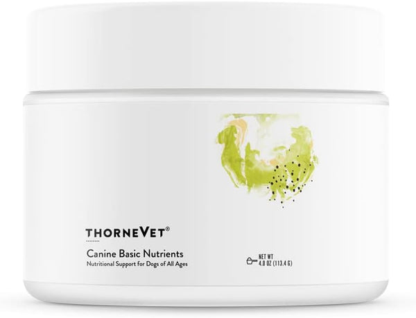 ThorneVet Canine Basic Nutrients Powder, Multivitamin Support for Dogs, 90 Scoops