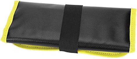 Waterproof Fishing Jig Bag, Soft Case for Fishing Lure Storage, Fishing Equipment Accessory (Yellow)