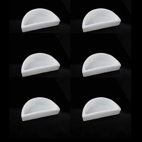 6 Pcs Spider Micro Water Bowl, Mini Ceramic Dish for Hermit Crab and Tarantula Feeding