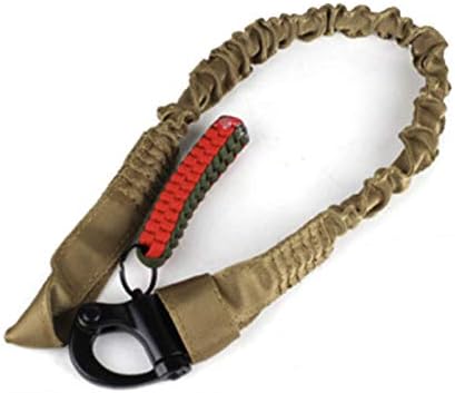 H World EU Tactical Upgraded Version Multi-Use Adjustable Quick Release Retractable Safety Sling Lanyard for Outdoor Sports Airsoft Hiking
