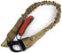 H World EU Tactical Upgraded Version Multi-Use Adjustable Quick Release Retractable Safety Sling Lanyard for Outdoor Sports Airsoft Hiking
