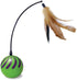 (2 Count) (2) 2 Count SmartKat Feather Whirl Electronic Motion Wand Cat Toys, Includes Extra Wands, Battery Powered