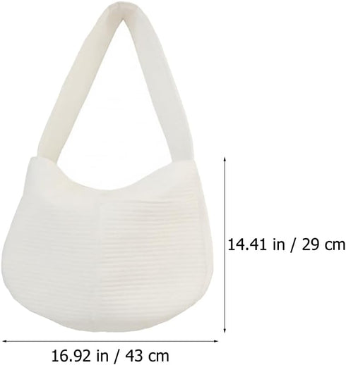 White Canvas Pet Carrier Backpack for Small Dogs, Cats, Puppies - Breathable Rucksack Sling Carrier for Outdoor Travel