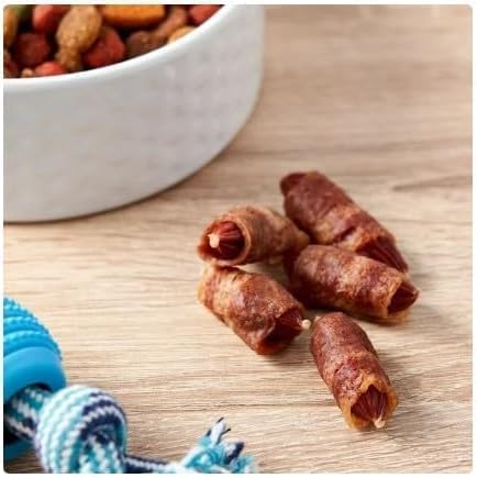 Generic 16 Oz, 1 Pack. Rewards Pigs in a Blanket Dog Treats, Air-Dried Jerky, Made with Real Chicken Breast and Pork
