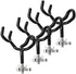 4PCS 20 Sure Grip Steel Degree Angle Rod Holder with Mounting Base Fishing Rod Holder for Boat, Ship, Yacht and More