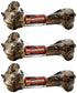 FYNORI (Pack of 3) Natural Jumbo Pork Femur Chew for Dogs, 1 Count,