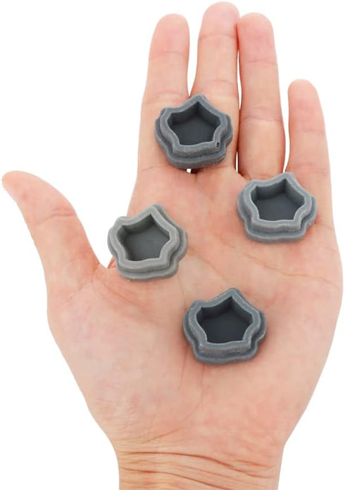6 Pcs Spider Micro Water Bowl - Mini Resin Dish for Tarantula Spider Millipede Tiny Reptile (Small: 0.94" D, 0.47" H)