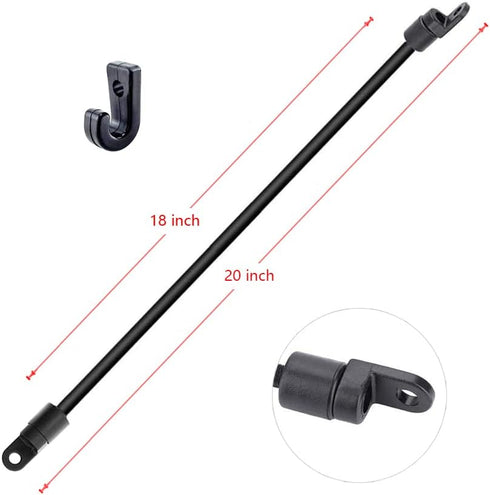 Kayak Bungee Paddle Holder Kit, Pack of 2