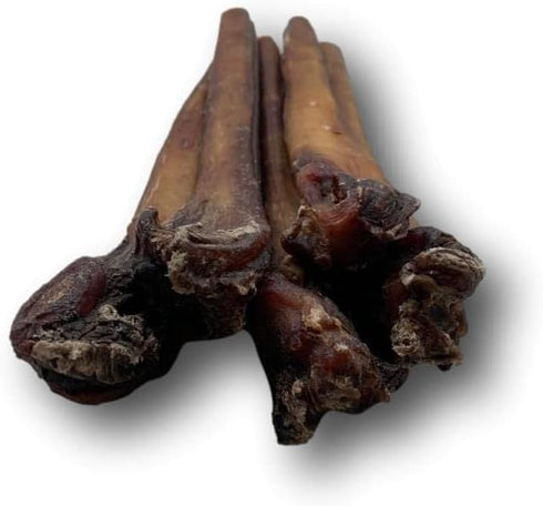 12 Inch 5 Pack. 100% Top Dog Chews - Extra Thick Bully Sticks for Dogs, Natural Beef, Long Lasting, Free Range, Grass