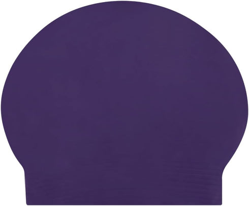 Sporti Kids Latex Swim Cap, Anti-Slip Ribbing, Easy to Wear, Height 7.125" Opening 9" Thin Rubber Bathing Cap