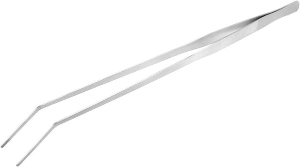 uxcell Aquarium Curved Tweezers, 19 Inch Stainless Steel | Extra Long Fish Tank Aquatic Plants Clip