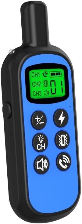 CW-008 Dog Training Collar with Walkie-Talkie, Voice Commands, 4 Training Modes, Remote Control 2600 Ft