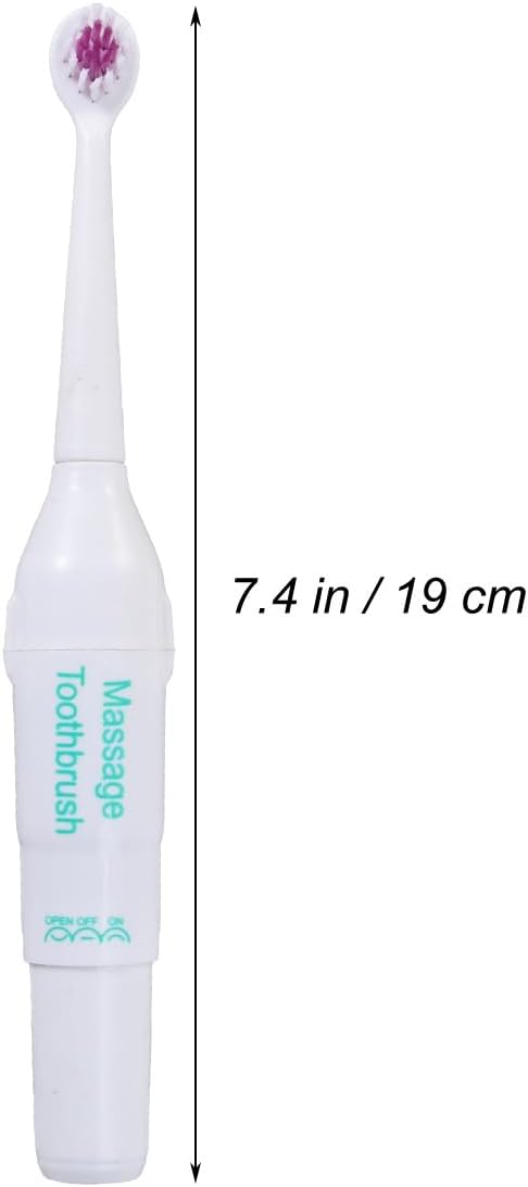 3 Set 9Pcs Kisangel Dog Electric Toothbrush, Pets Rechargeable Toothbrush, Gentle Brush for Dogs Cats Portable