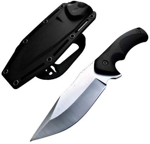 KCCEDGE BEST CUTLERY SOURCE Tactical Hunting Knife, 9" Full Tang Fixed Blade Camping Accessories Gear