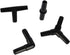 Aquarium Airline Tubing Connectors I T L Y 40pcs Air Tube Adapters for Fish Tank 3/16 '' Hose (Black)