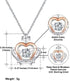 Generic Reusable Wife Gifts, Happy Anniversary to My Lovely Wife. You're My Lobster, and I'm!, Birthday Crown Pendant