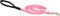 LupinePet Basics 1/2" Pink Padded Handle Leash for Small Pets, 6-foot