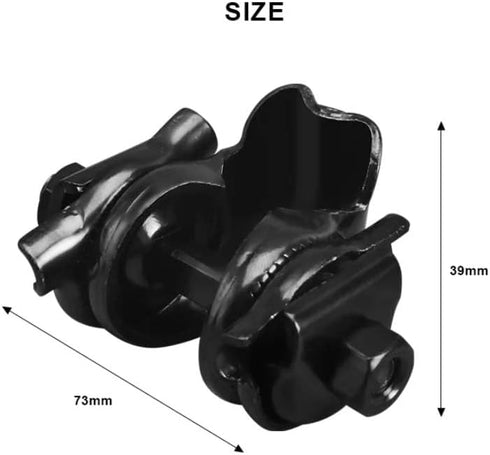 UltAlt 2 Pack Bike Seat Clamp Replacement Bike Saddle Mount Bracket Holder Bike Seat Post Clamps for Standard Rail