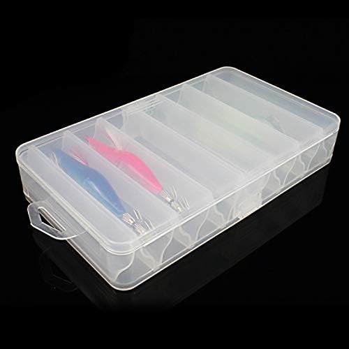 OriGlam Fishing Lure Box Tackle Storage Trays, Double Side 14 Compartments, Waterproof Accessory Box