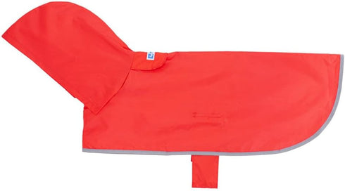 RC Pet Products Packable Dog Rain Poncho, Large, Crimson