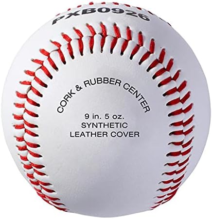 PHINIX Synthetic Leather Baseballs for Practice, Recreation Use, and Casual Games