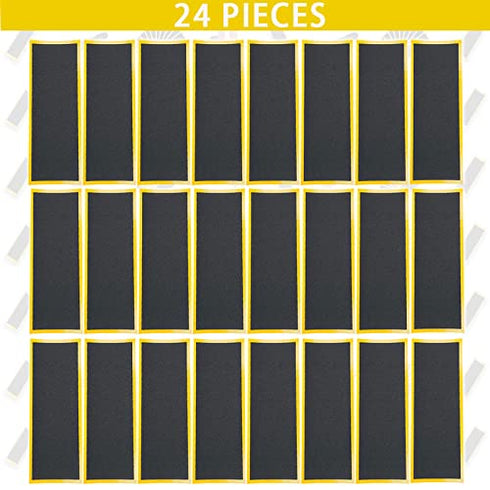 24Pcs 38mmX110mm Birllaid Fingerboard Foam Grip Tape, Fingerboard Grip Tape