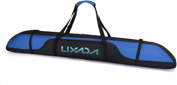 LIXADA Ski Travel Bag Oxford Cloth 63‘’/160cm with Internal Strap Durable Adjustable Ski Bag