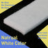 Premium Polyester Fiber Aquarium White Filter Floss Pad, 0.28” to 0.39” Thick, Cut to Fit Hang on Box Filter, 2PCS
