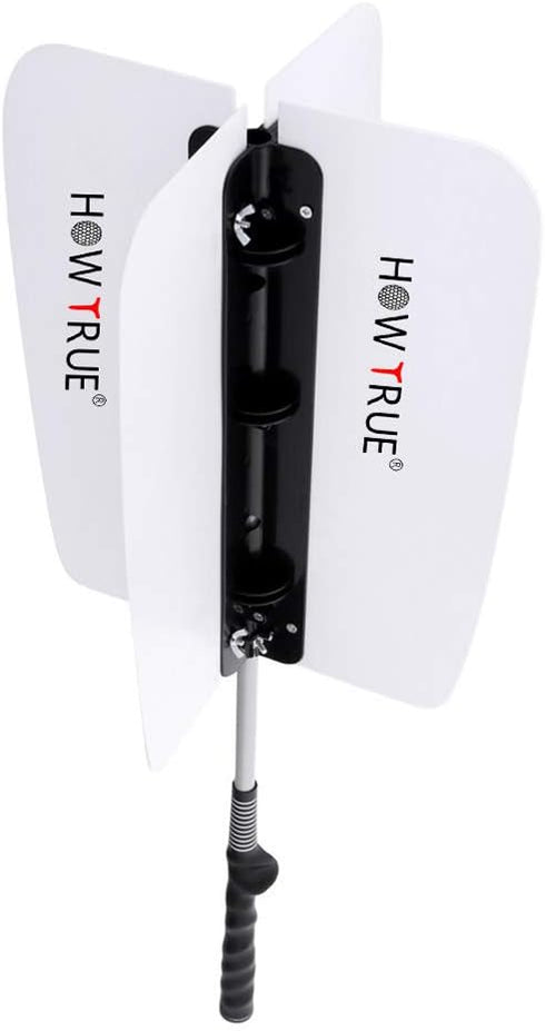 HOW TRUE Golf Power Resistance Trainer, Swing Trainer Golf Power Swing Fan