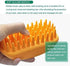 Pet Silicone Shampoo Brush for Medium Large Dogs and Cats, Anti-skid Rubber Grooming Shower Bath Brush (Pink)