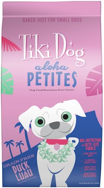 Tiki Dog Born Carnivore for Dogs, Savory Duck, Peas & Lentils Recipe, Grain Free Baked Kibble, 10 lbs. Bag