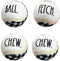 Generic 4-Pack Small Dog Squeaker Balls Premium Non-Toxic Rubber Pet Toys in Buffalo