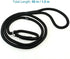 Adjustable Traction Collar Behavior Aids, Black Dog Leash Pet Nylon Rope Training Slip Lead Strap