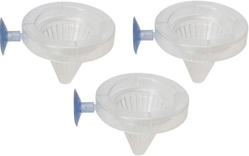 Lee's 4 Way Cone Worm Feeder for Carnivorous Fish (Pack of 3)