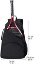 QCWN 2 Raquet Tennis Bag for Men Women Durable Tennis Backpack Waterproof Carrier for Balls Pickleball Paddles