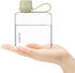 Portable Flat Water Bottle, 10.8 oz BPA Free Reusable Tritan Plastic, Lightweight Leakproof Slim for Hiking