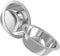 25oz Stainless Steel Dog Bowls Set, 2 Pack, 3.1 Cups Metal Bowls, 1.89 inch Deep, Dog Water Bowl for Raised Feeder