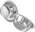 25oz Stainless Steel Dog Bowls Set, 2 Pack, 3.1 Cups Metal Bowls, 1.89 inch Deep, Dog Water Bowl for Raised Feeder