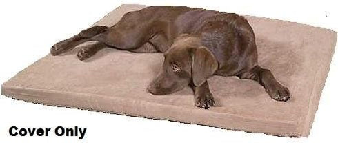 Dogbed4less SC External Replacement Cover for Medium Large Pet Bed, 45"X27"X3", Microfiber MicroSuede, Replacement