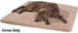 Dogbed4less SC External Replacement Cover for Medium Large Pet Bed, 45"X27"X3", Microfiber MicroSuede, Replacement