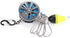Fish Lock Buckle, 5 Snaps Fishing Stringer Clips with Reel PE Line, Silver-60# Fishing Tackle Accessory