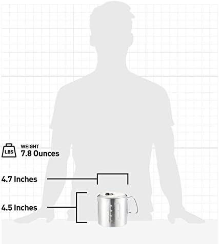 Solo Stove Solo Pot 900, Lightweight Stainless Steel Backpacking Pot, Boil Water Quickly