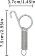 10 Pack Metal Finger Spring Latch Hook for Rabbit Cages, Multi-Functional Pet Door Spring Latch for Small Animals