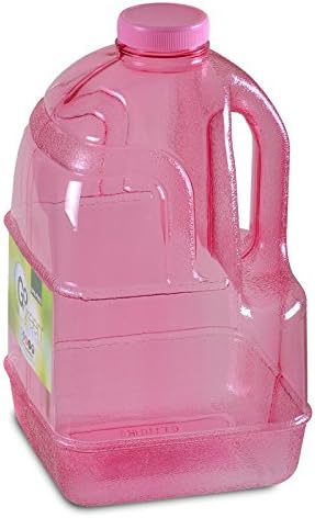 1 Gallon BPA-Free Big Mouth Dairy Bottle with Holder - Choose Your Color