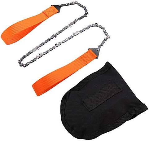 Handhold Chainsaw Long Chain Compact Folding Hand Chain Saw for Portable Camping Survival Gear